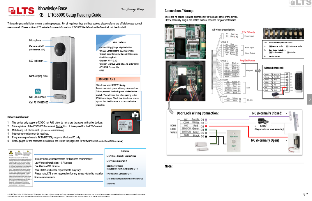 X-SENSE WD1C2NB-1 Doorbell Kit User Manual